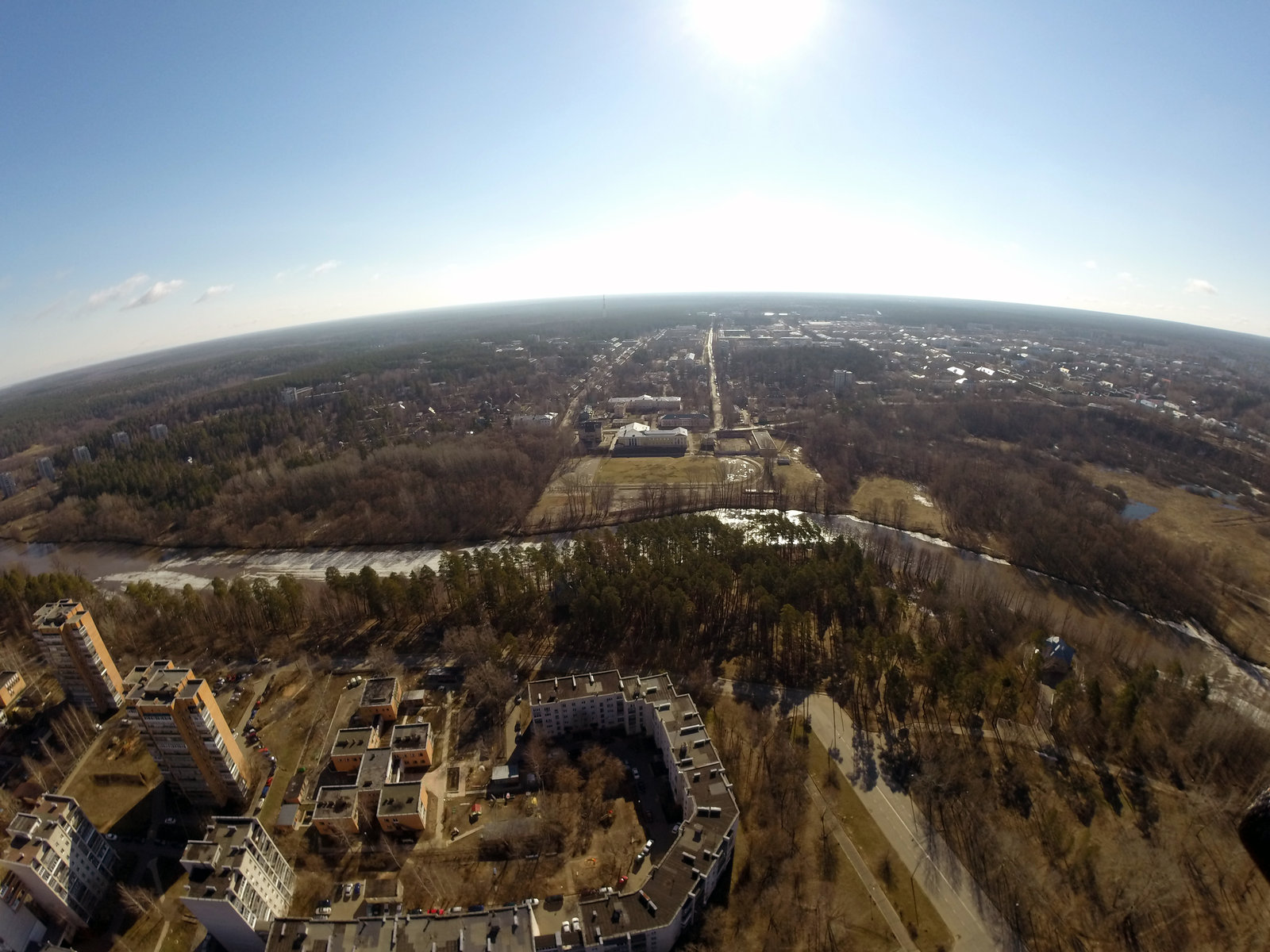 Вид с квадрокоптера над пр. Музрукова - 1