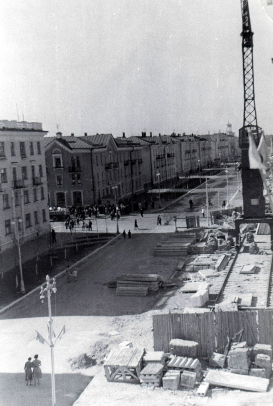 Ход строительства на проспекте Ленина