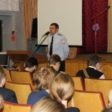 Евдокимов перед школьниками