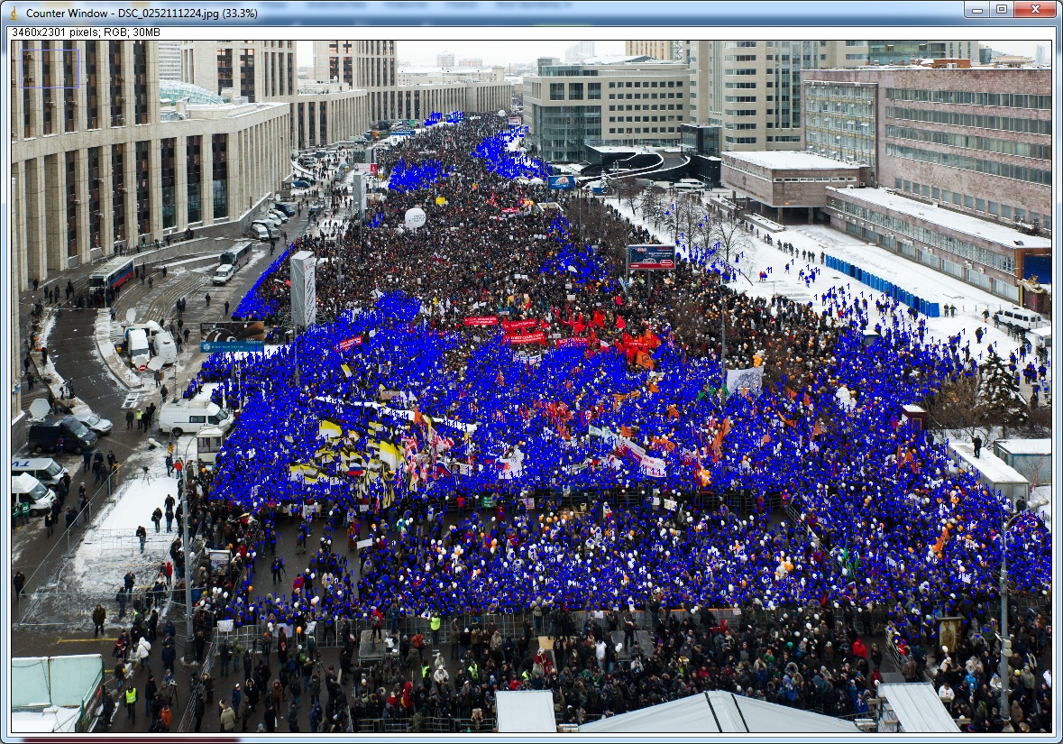 Закрашено 4706 человек. Митинг на проспекте Сахарова 26 декабря 2011 г.