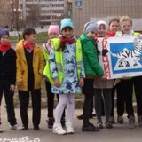 Участники акции Зебра