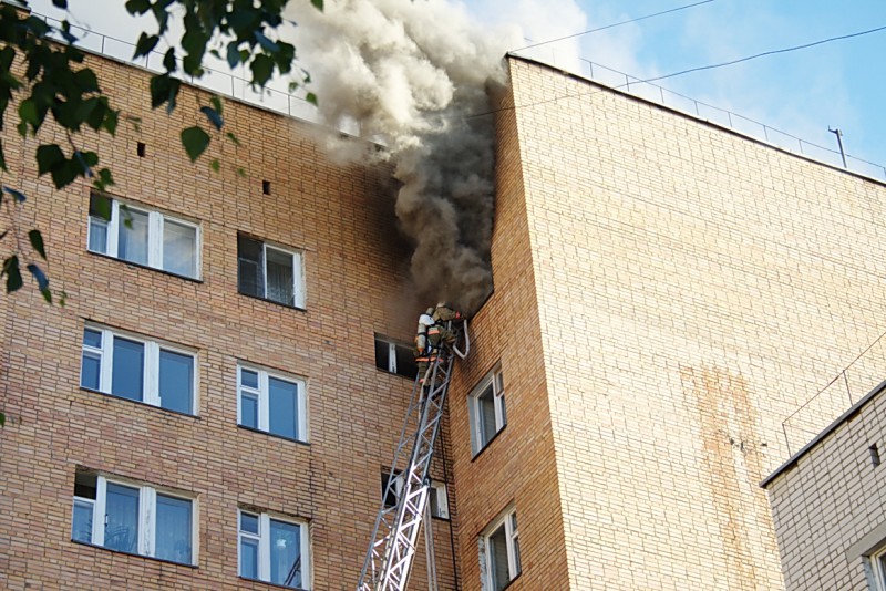 Пожар на Московской, 18/1, 5.06.2009