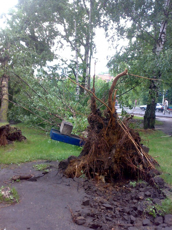 Гроза в Сарове (напротив ДМШ)