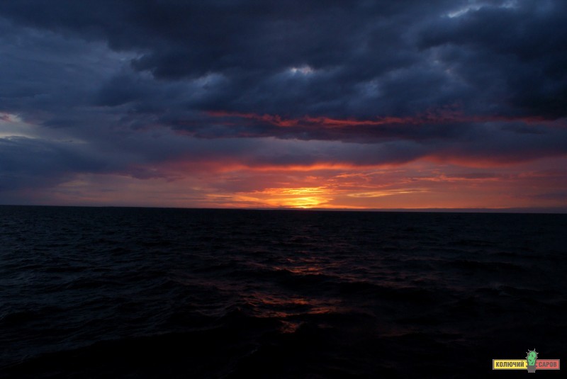 34-05 Закат в рыбинском море.