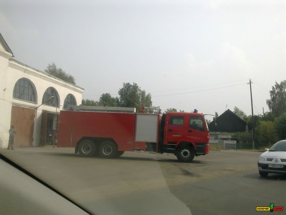 Помощь Первомайску: пожарная машина из Армении