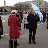 Митинг в поддержку жителей Крыма