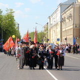 3. Прохождение горожан, ветеранов, "Бессмертный полк"