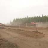 Дорога к КПП-4 - начало строительства - 1
