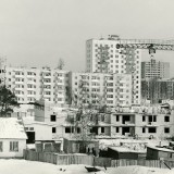 Стройка на Комсомольской площади, 1975 г.