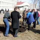 Посадка аллеи в честь 55-летия г.Сарова