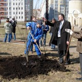 Посадка аллеи в честь 55-летия г.Сарова