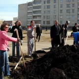 Посадка аллеи в честь 55-летия г.Сарова