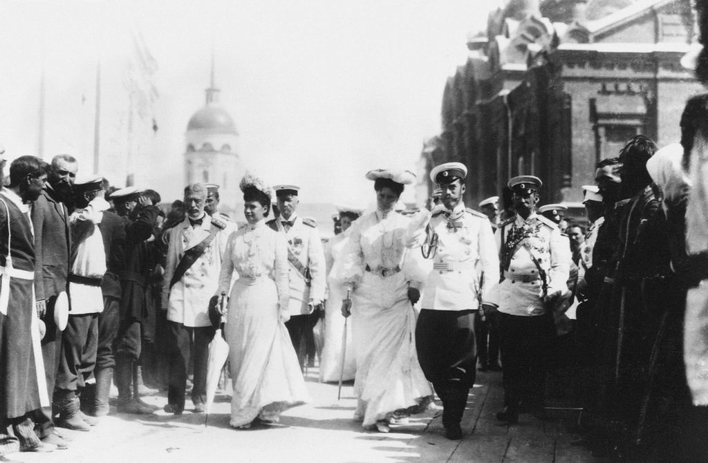 Император в Сарове, 1903 г.